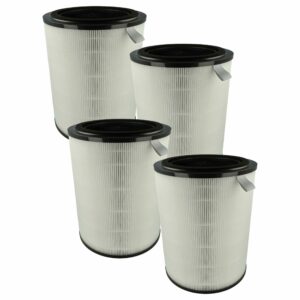 4x Filtro vhbw substituição para Philips AC2939, FY2180/30 - Pré-filtro + HEPA + Carvão Ativado
