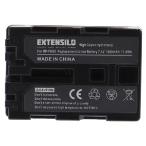 Bateria Extensilo para Sony NP-FM55H, NP-QM51, NP-FM91, NP-FM70, NP-FM50, NP-FM30 - 1600mAh, 7.4V