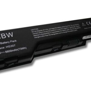 Bateria para Portátil vhbw para Dell XPS M1730 (6600 mAh, 11.1 V)