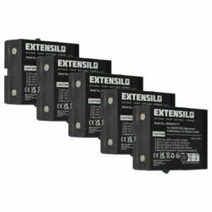 5x Baterias EXTENSILO para Controlo Remoto Danfoss / Ikusi 2303691, BT06 - 750 mAh
