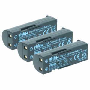 3x Bateria vhbw substitui Minolta NP-700 - 500mAh, 3.7V