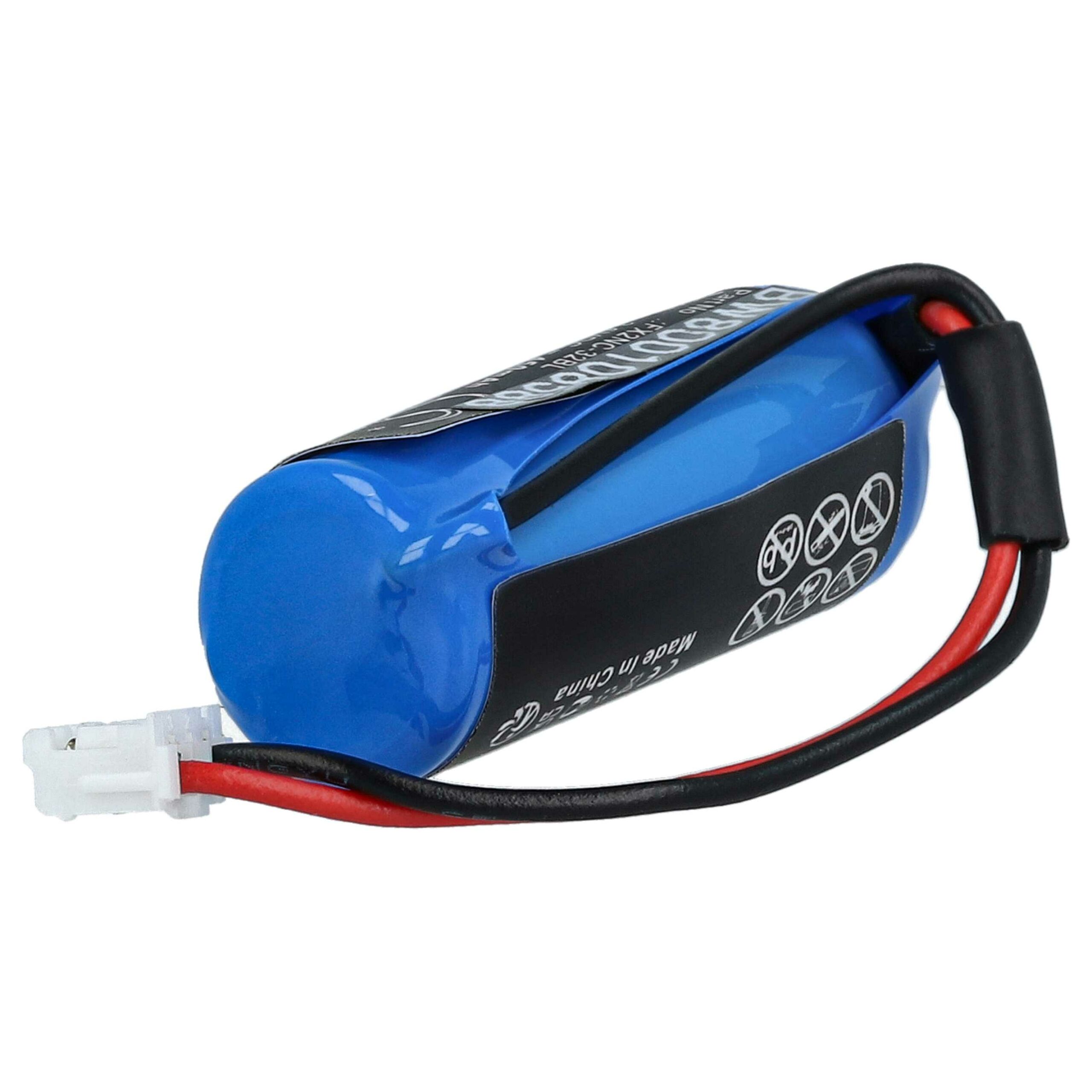 Pack de 10 baterias vhbw Li-MnO2 450 mAh 3,6 V para controladores Mitsubishi FX2NC-32BL - Image 2