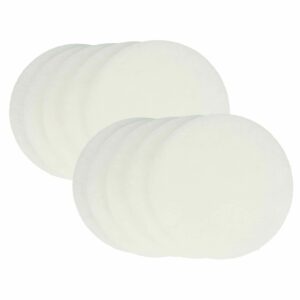 10x Filtros de Ar vhbw para Lunos 039004, 9/FIB-3R, 37214