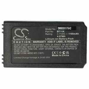 Bateria vhbw para Controlo Remoto Danfoss BT11K / Ikusi BT11K - 1100 mAh