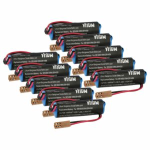 10x Bateria vhbw para Toshiba ER6V, ER14500 - 2000 mAh 3.6 V Li-MnO2