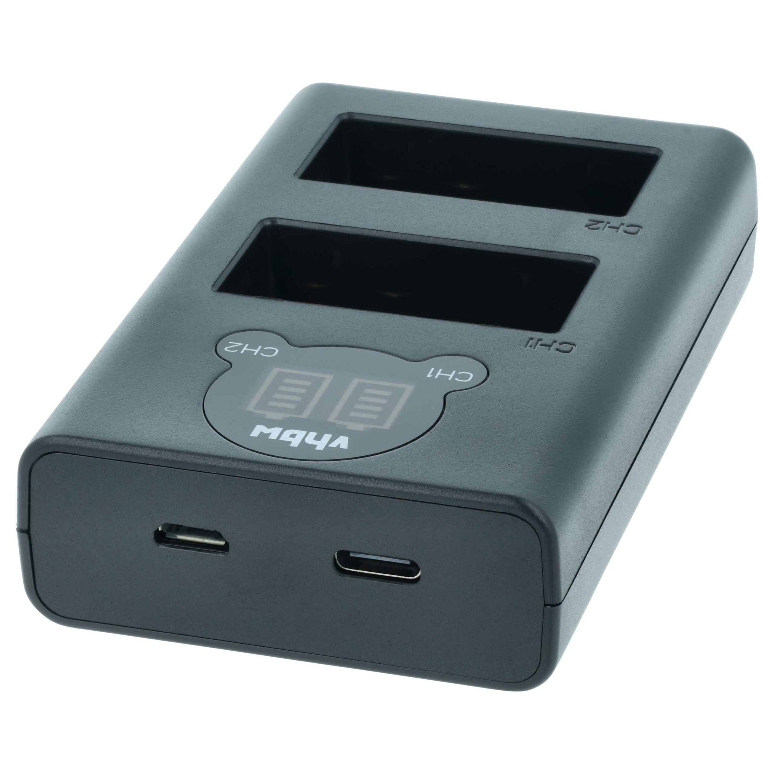 Carregador de Baterias USB-C vhbw para Câmaras Leica e Panasonic (Substitui Panasonic DE-A80) - Image 2
