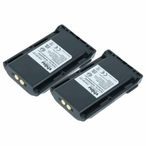 Conjunto de 2 baterias vhbw para rádios Icom IC-F e IC-A, compatíveis com BJ-2000, BP-231N, BP-232 e outros modelos — 940 mAh, 7.4 V