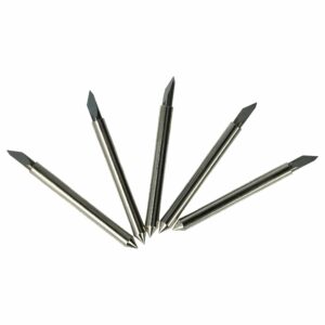5x Lâminas para Plotter de Corte compatíveis com Renker, Roland, Sign, Copam - Aço Tungsténio 60°