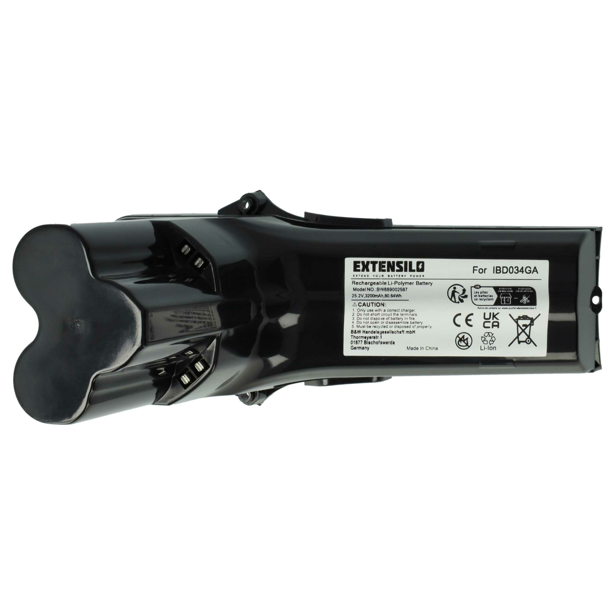 Bateria Extensilo Li-Ion 3200mAh 25.2V para Philips SpeedPro Max e Aqua - Image 4