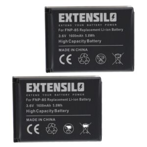 2x Baterias EXTENSILO para Aiptek NP-170, CB-170, Toshiba Camileo - 1600mAh