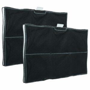 2x Filtro de Carvão Ativado vhbw para Exaustor Bosch, Neff, Siemens