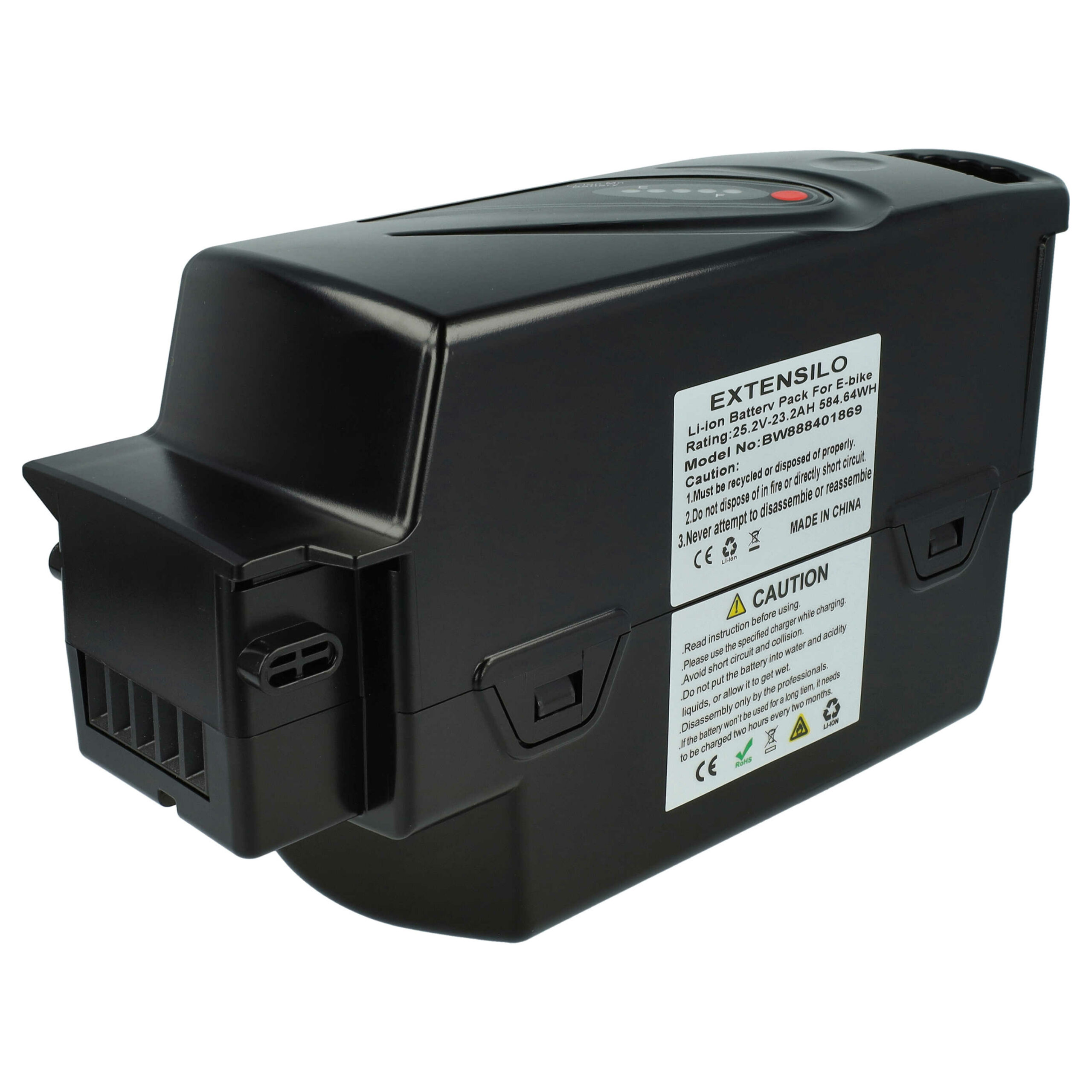 Bateria para bicicleta elétrica EXTENSILO 23.2 Ah 25.2 V Li-Ion (substitui NKY210B02) - Image 2