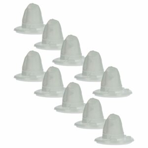 10x Filtro de pó fino vhbw para aspirador Black & Decker (substitui 90568496, VF110)