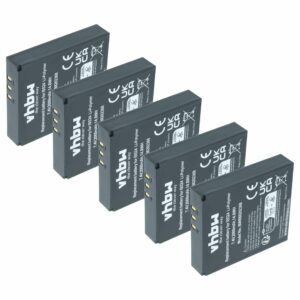 5x Baterias vhbw para Pax Barcode Scanner POS (2000 mAh, 7.4 V)