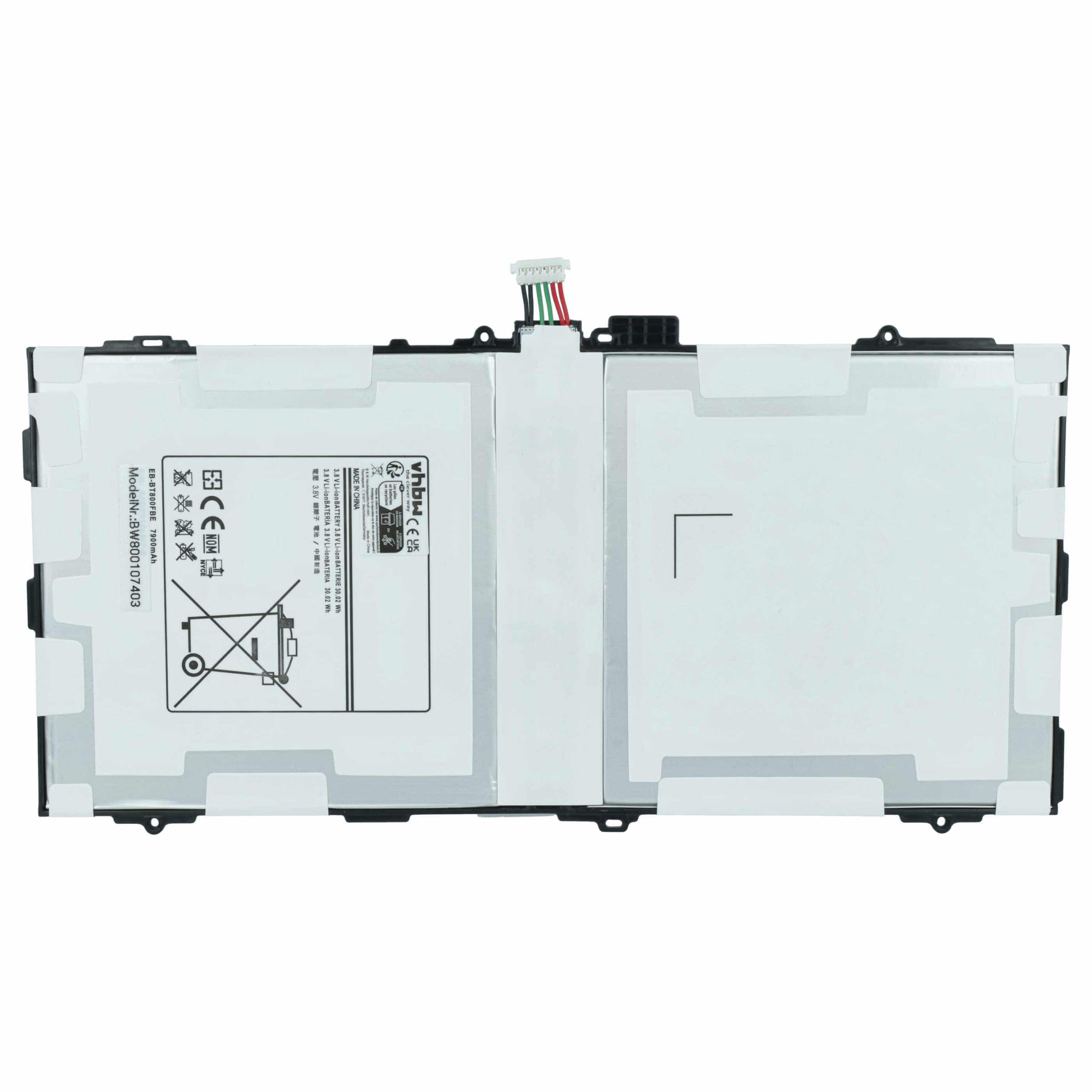 Bateria vhbw para Tablet Samsung Galaxy Tab S 10.5 (7900 mAh, 3.8 V) - Image 3