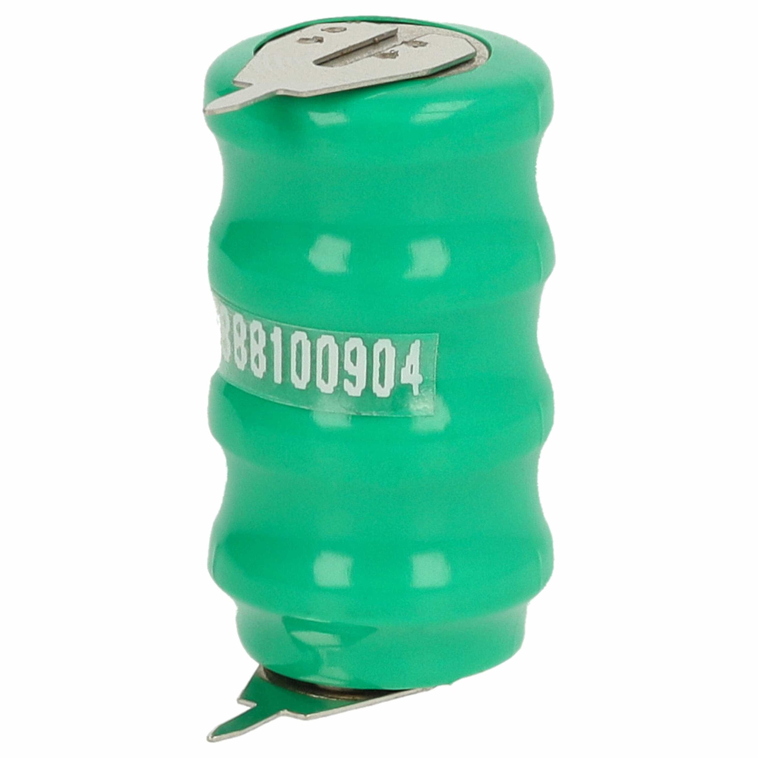 5x Pilha Botão vhbw V40H 2 Pinos para Modelismo e Lâmpadas Solares - 40 mAh 4.8 V NiMH - Image 2
