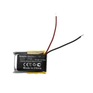 Bateria Smartwatch vhbw para Fitbit FB406 / Alta - 36 mAh 3.7 V Li-polímero