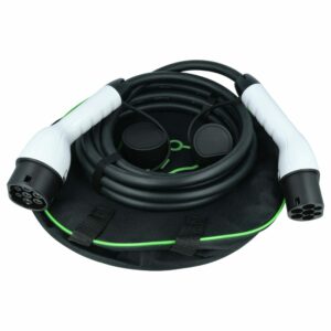 Cabo de Carregamento vhbw - Tipo 2 para Tipo 2, Trifásico, 32 A, 22 kW, 5 m