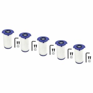5x Filtro HEPA vhbw substitui Dyson 970528-01 para Secador de Mãos Dyson - H13