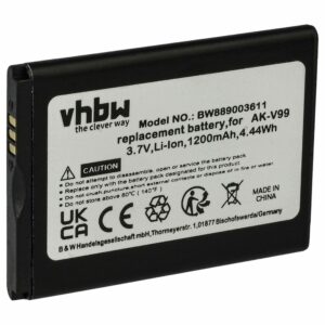 Bateria vhbw para Telemóvel Emporia AK-V99 - 1200 mAh 3.7 V Li-Ion