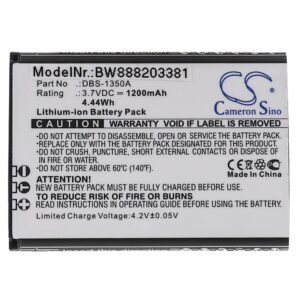 Bateria de Telemóvel vhbw para Doro DBS-1350A - 1200 mAh 3.7 V Li-Ion