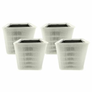 4x Filtro vhbw para Purificador de Ar Blueair Blue Pure - Pré-filtro + EPA + Carvão Ativado
