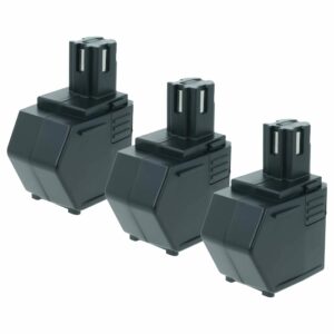 3x Bateria vhbw substitui Hilti SFB105, SBP12, SFB125 - 1500 mAh, 12 V, NiMH
