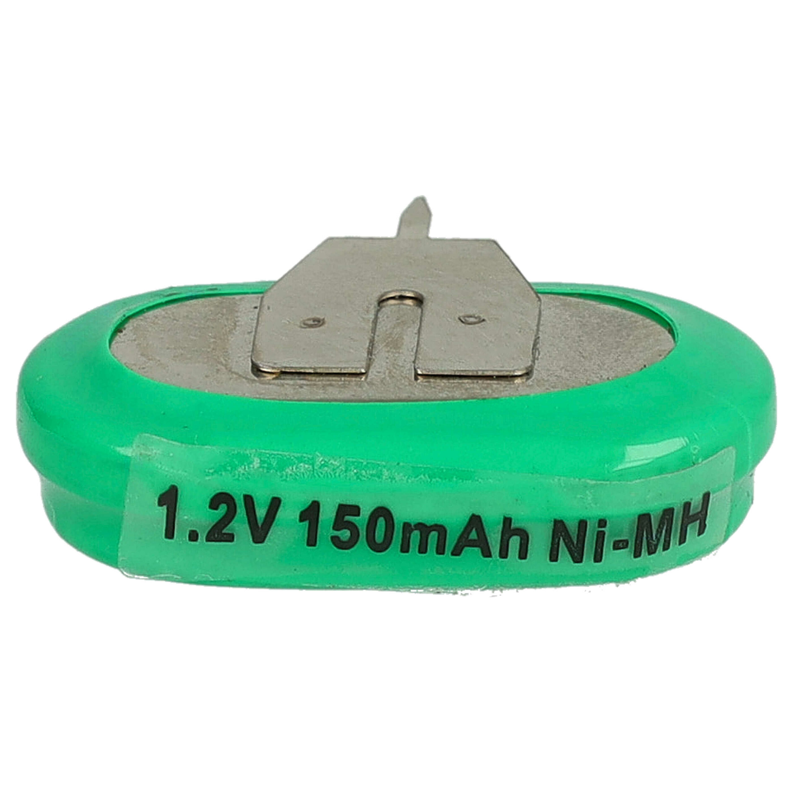 Bateria de Botão vhbw Tipo 1/V150H 3 Pinos para Modelismo, Lâmpadas Solares, 150 mAh 1.2 V NiMH - Image 4