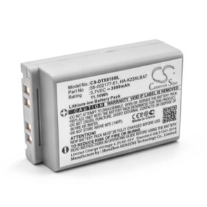 Bateria vhbw para leitor de códigos de barras Casio DT-X8, DT-X200 (3000 mAh, 3.7 V)