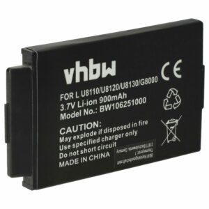 Bateria vhbw para Telemóvel LG BSL-42G - 900 mAh 3.7 V Li-Ion