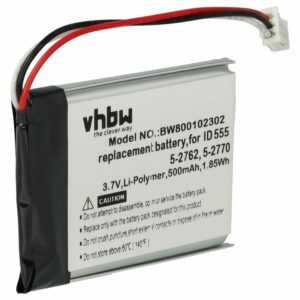 Bateria vhbw para telefone fixo Philips / Grundig / Alcatel - 500 mAh 3.7 V