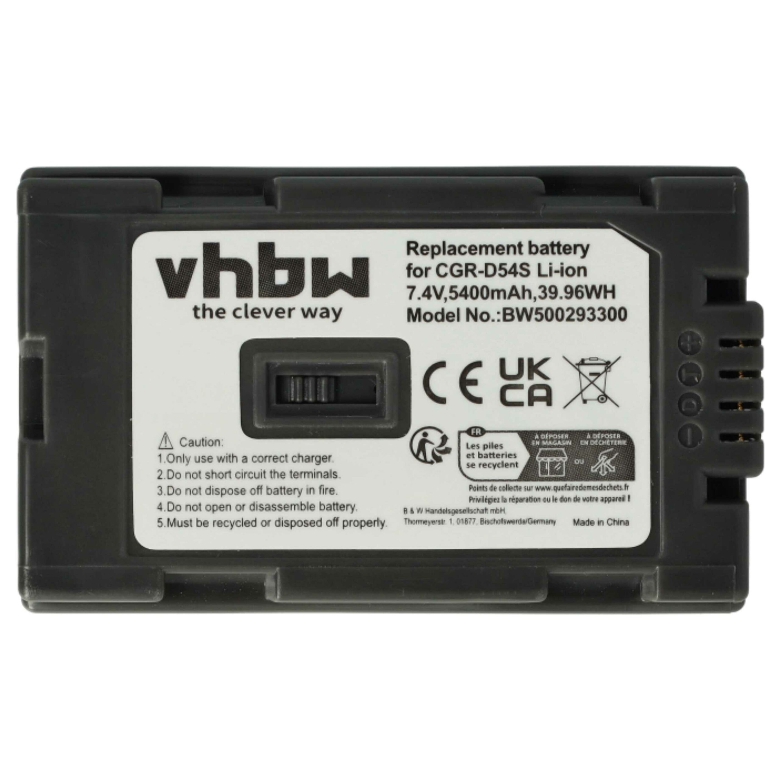 2x Baterias vhbw para Hitachi DZ-BP28, DZ-BP16 - 5400mAh, 7.4V, Li-Ion - Image 3