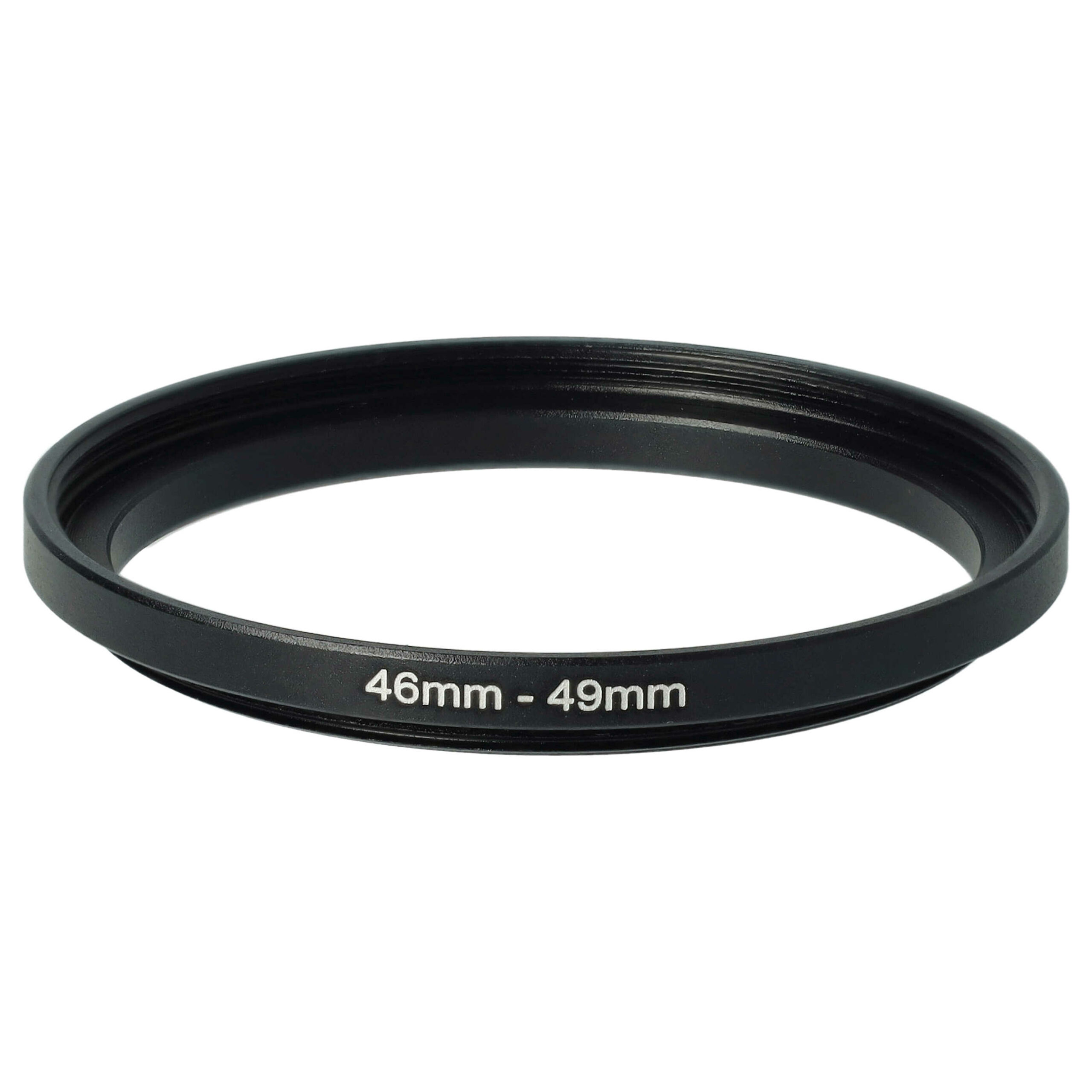 Anel Adaptador Step-Up vhbw de 46 mm para 49 mm para Lentes de Câmara