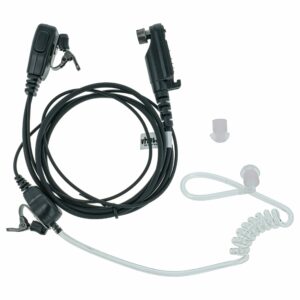 Auscultadores de Segurança com PTT para HYT / Hytera X1e vhbw