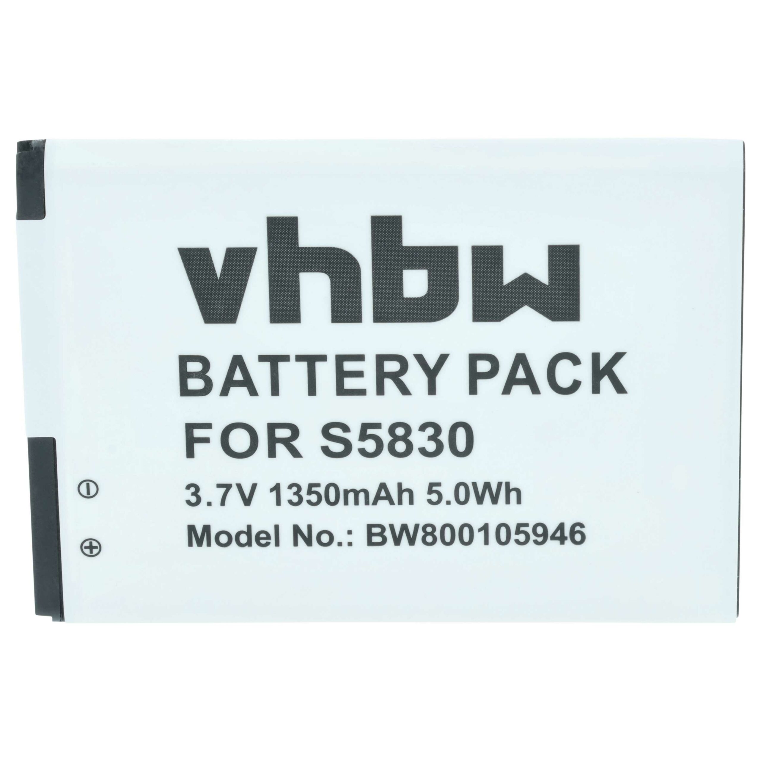 Bateria de Telemóvel vhbw substitui Samsung EB494358VU - 1350 mAh 3.7 V Li-Ion - Image 3