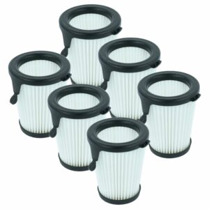6x Filtro vhbw substitui Milwaukee 49-90-1950 para Aspirador Milwaukee F8