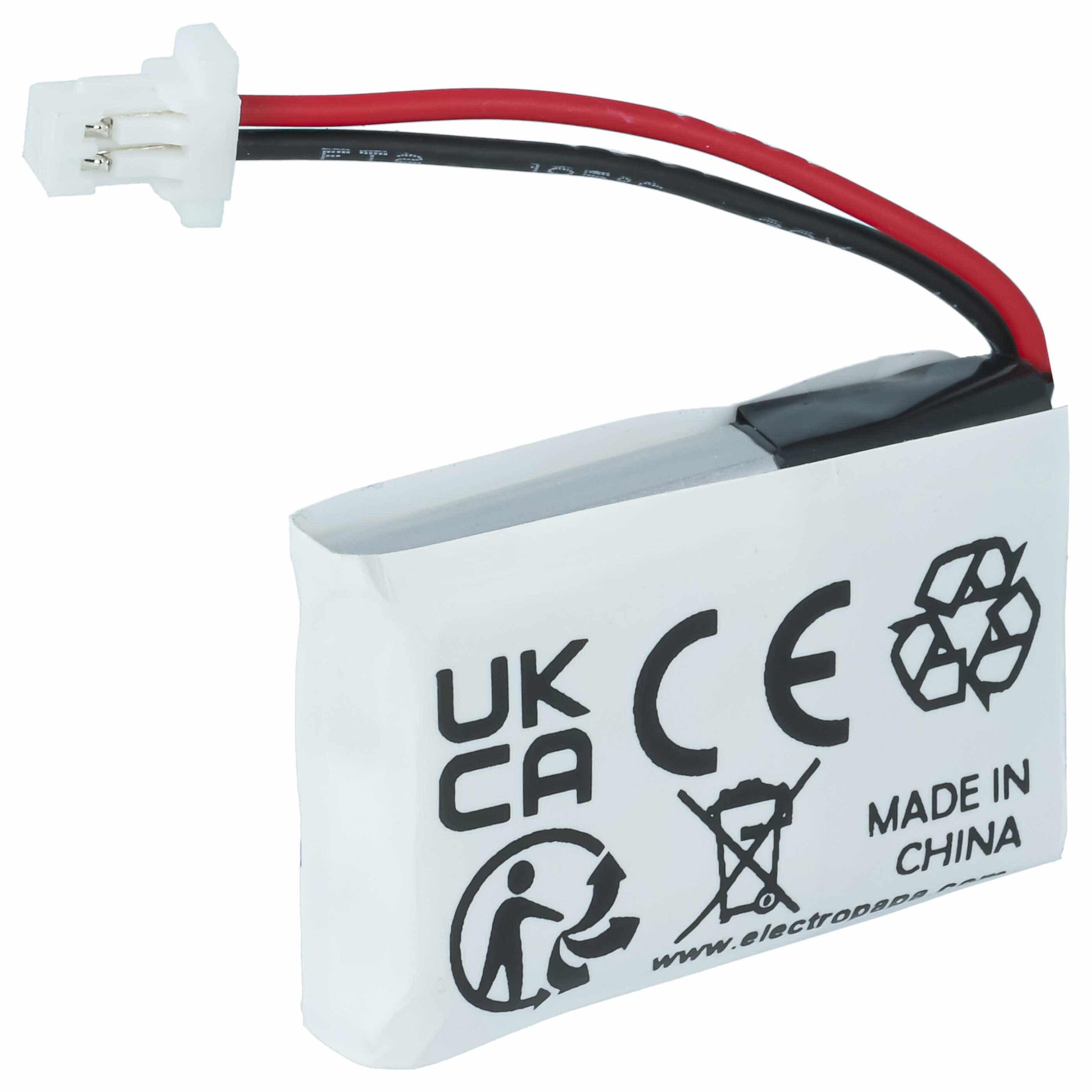 Bateria Li-polímero de 110 mAh para auscultadores sem fios Plantronics C053, C054, C565, CS530 e CS540 - Image 2