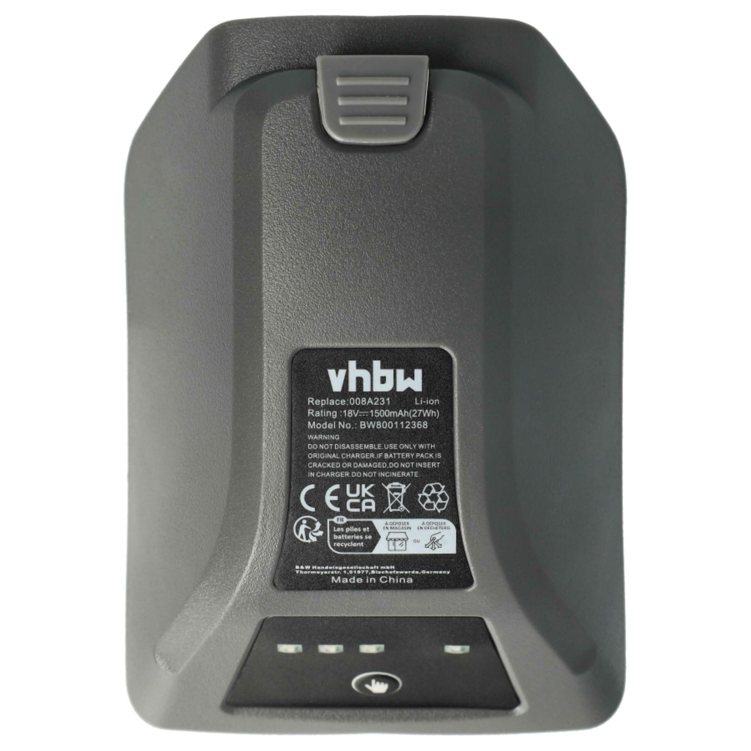 2x Bateria vhbw para Gardena 008A231 Ferramenta Elétrica - 1500 mAh, 18 V, Li-Ion - Image 3