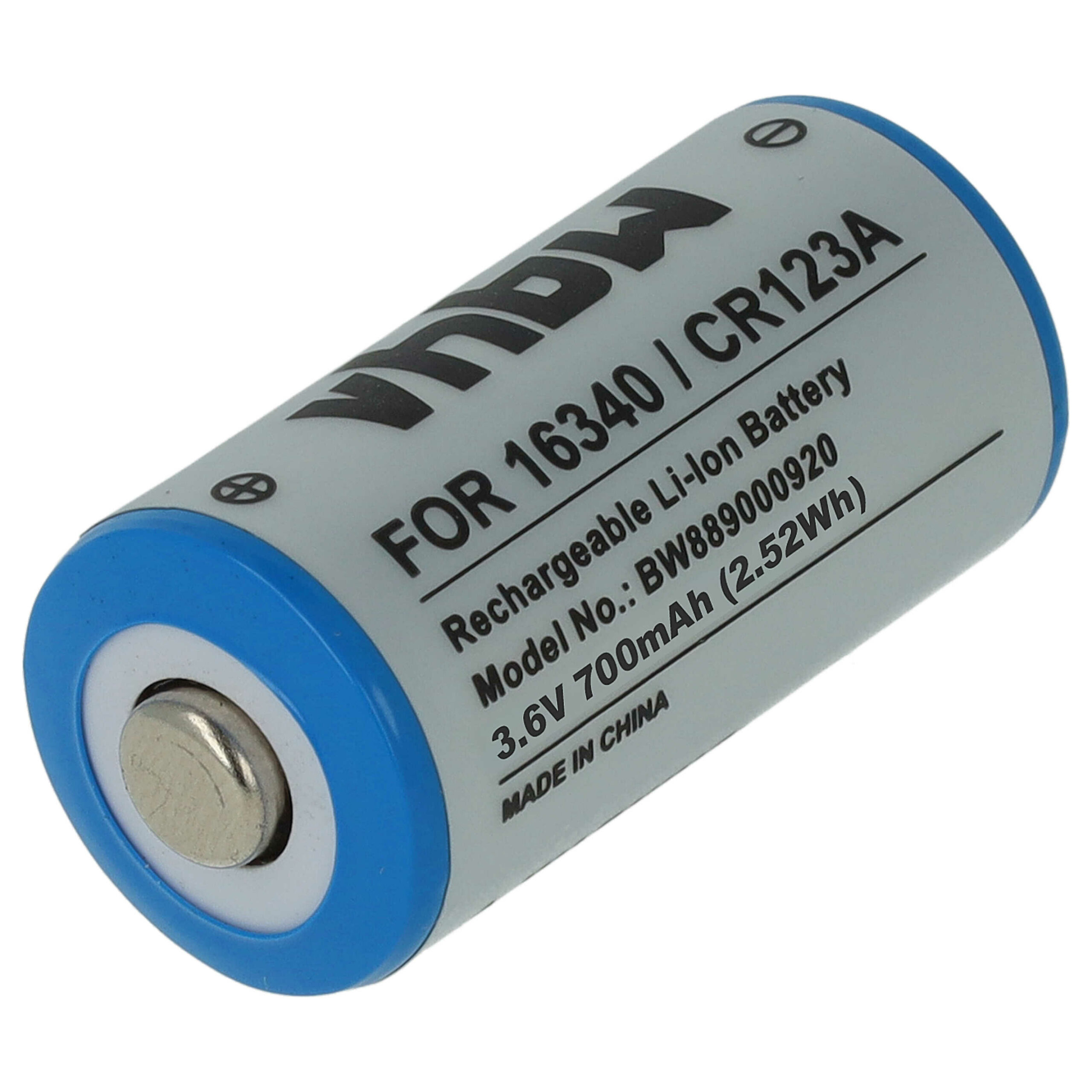 3x Baterias vhbw CR123A / 16340 Li-Ion 700 mAh 3.6 V para Gigaset, Sommer - Image 4