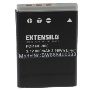Bateria EXTENSILO para Câmara Avant BATS4 / Minolta NP-900 800mAh, 3.7V, Li-Ion