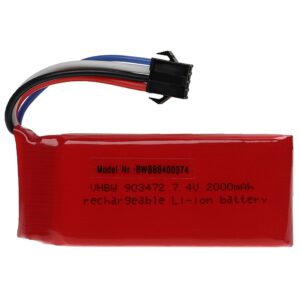 Bateria vhbw para Modelismo - 2000 mAh 7.4 V Li-polymer, SM-2P