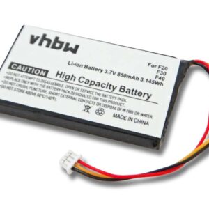 Bateria GPS vhbw para Navman BT000021C - 850mAh, 3.7V