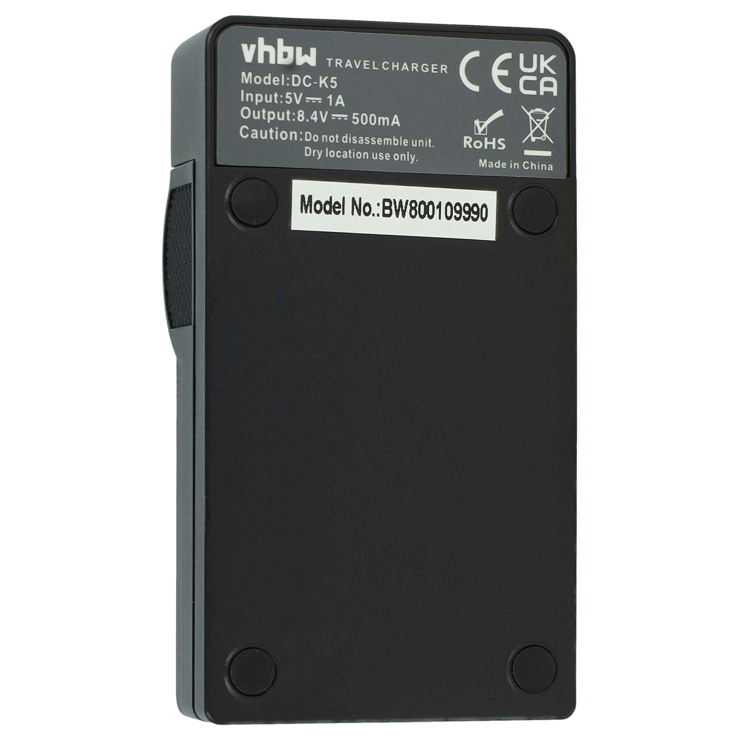 Carregador de Bateria USB-C vhbw + Cabo para Panasonic, Sigma DC-GH5 - 0.5A - Image 4