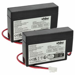 Bateria Universal vhbw 2x 800mAh 12V AGM com Conector JST (substitui MP0.8-12H)