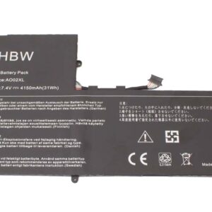 Bateria de Tablet vhbw para HP AO02XL, 728558-005 - 4150 mAh 7.4 V