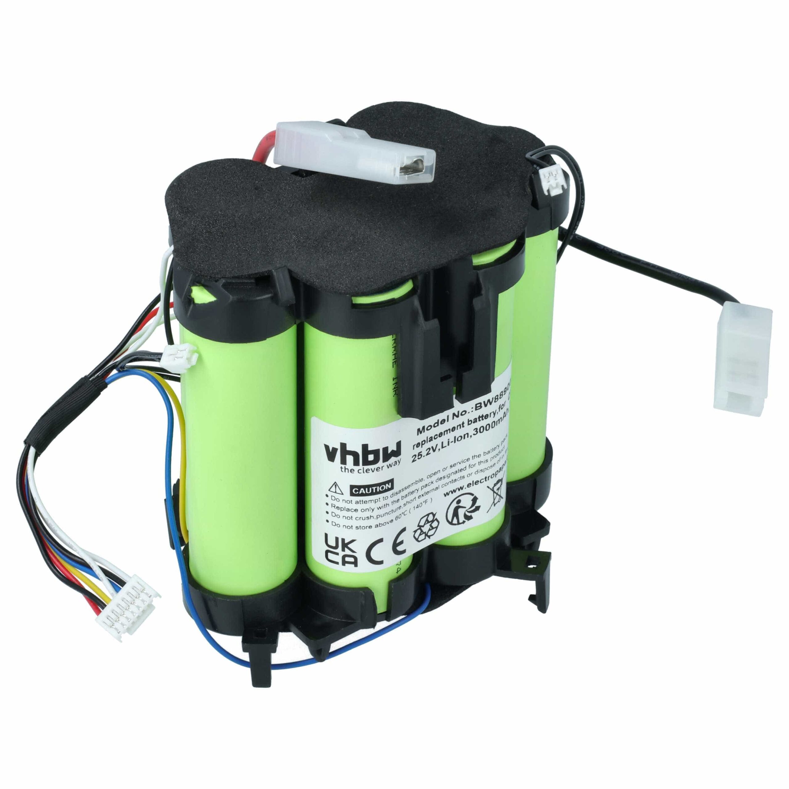 Bateria vhbw para aspirador AEG PQ91, QX9 (3000mAh, 25.2V, Li-Ion)