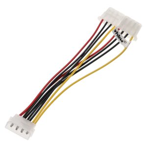 Cabo de Alimentação Y Molex vhbw para Discos Duros IDE (10 unidades, 18 cm)