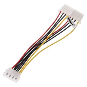 5x Cabo de Alimentação Molex vhbw para Discos Duros IDE - Y, 18 cm