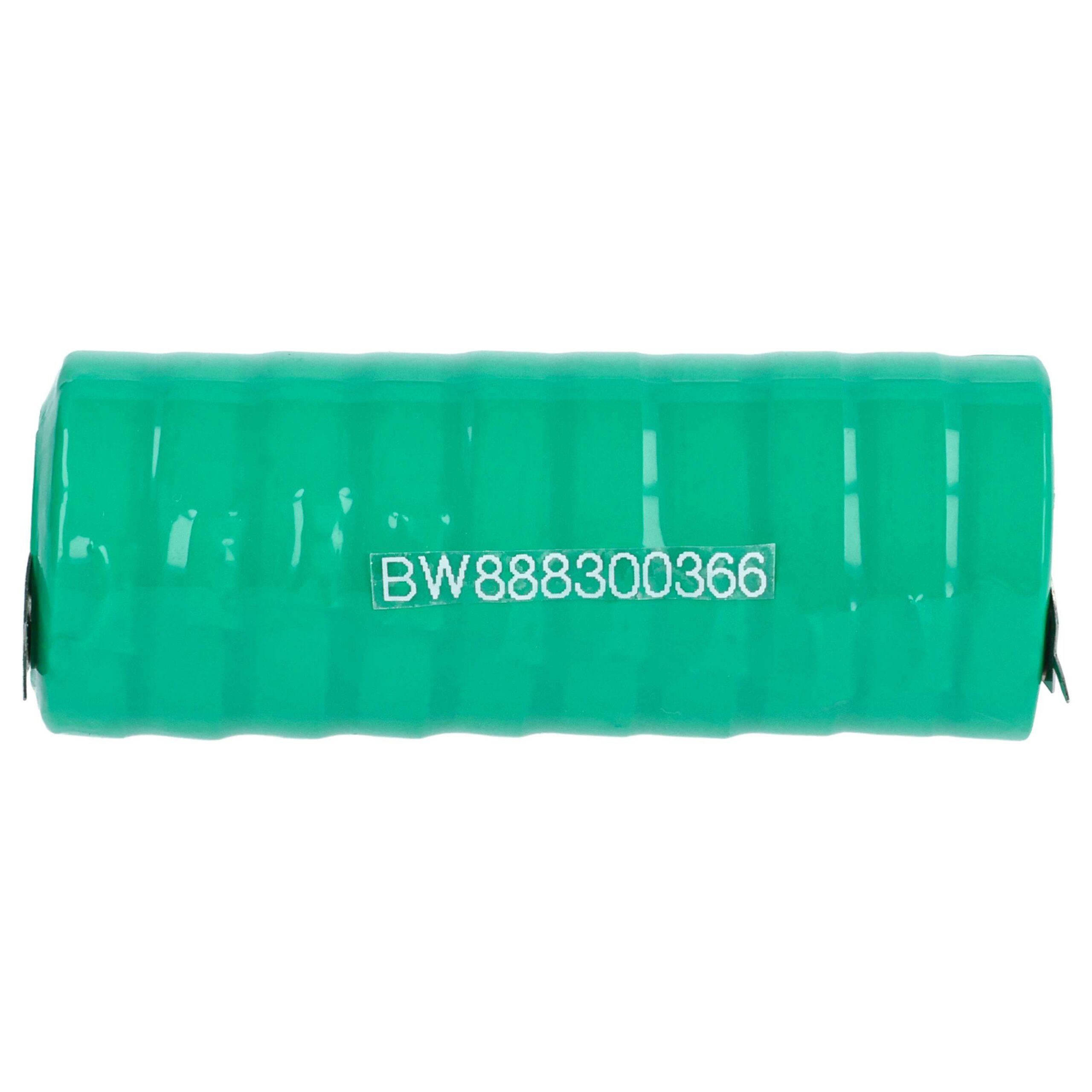 Bateria de Botão vhbw V250H - 250 mAh, 12 V, NiMH - Image 4