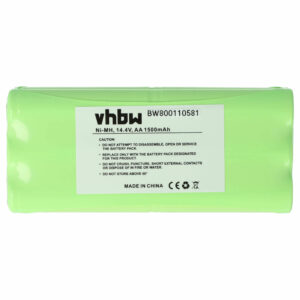 Bateria vhbw NiMH para robô aspirador Dirt Devil, Puppyoo, Midea, 1500mAh, 14.4V